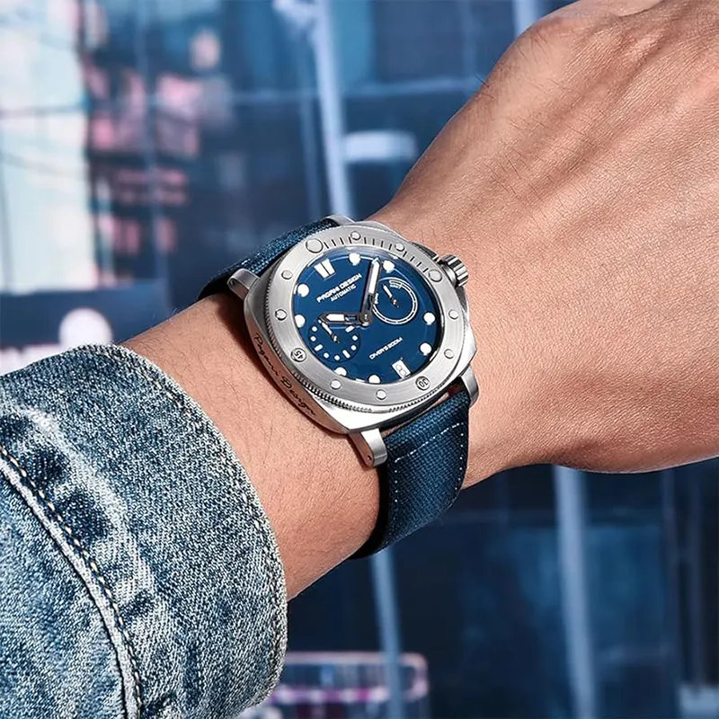 Pagani Design Diver's Automatic Blue Dial Men's Watch- PD-1767